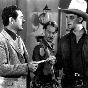 BORN TO THE WEST [aka HELL TOWN], Johnny Mack Brown, Syd Saylor, John Wayne, 1937