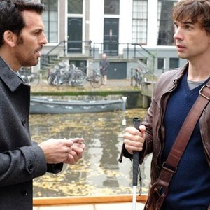 Covert Affairs, Oded Fehr (L), Christopher Gorham (R), 'Lady Stardust', Season 3, Ep. #16, 11/20/2012, ©USA