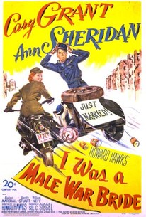 I Was a Male War Bride poster