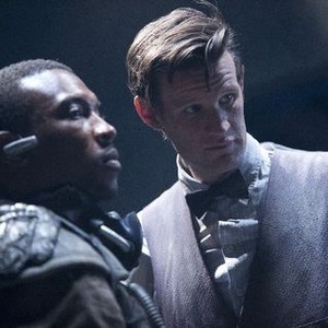 Doctor Who, Ashley Walters (L), Matt Smith (R), 'Journey to the Centre of the TARDIS', Season 7, Ep. #11, 04/27/2013, ©KSITE