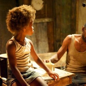 BEASTS OF THE SOUTHERN WILD, from left: Quvenzhane Wallis, Dwight Henry, 2012. ph: Jess Pinkham/TM and ©Fox Searchlight. All rights reserved.
