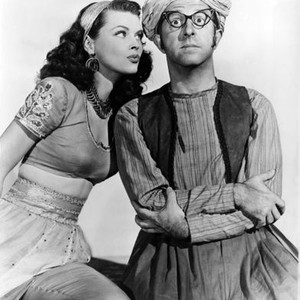 A THOUSAND AND ONE NIGHTS, Dusty Anderson, Phil Silvers, 1945