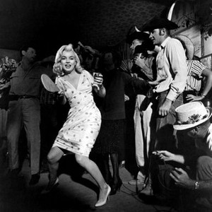 THE MISFITS, Eli Wallach, Marilyn Monroe, Estelle Winwood, 1961