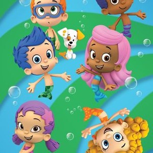 Bubble Guppies, from left: Reyna Shaskan, Zachary Gordon, Eamon Pirruccello, Brianna Gentilella, Angelina Wahler, Jelani Imani, ©NICKJR