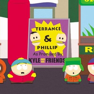 South Park, from left: Josh Beren, Brandon Hardesty, Matt Stone, Trey Parker, 'Terrance and Phillip: Behind the Blow', Season 5, Ep. #5, 07/18/2001, ©CC