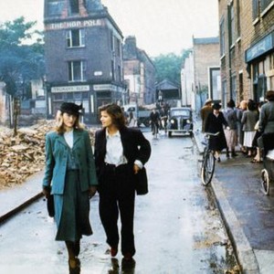 PLENTY, in street from left: Meryl Streep, Tracey Ullman, 1985, TM & © 20th Century Fox Film Corp.