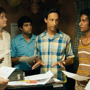 THE TIGER HUNTER, MICHAEL MCMILLIAN (3RD FROM LEFT), DANNY PUDI (CENTER), PARVESH CHEENA (2ND FROM RIGHT), 2016. ©SHOUT! FACTORY