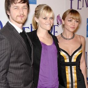 James McAvoy, Reese Witherspoon, Christina Ricci at arrivals for PENELOPE Premiere, DGA Director''s Guild of America Theatre, Los Angeles, CA, February 20, 2008. Photo by: Michael Germana/Everett Collection