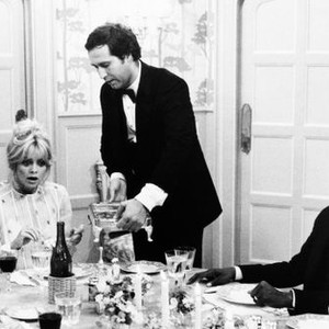 SEEMS LIKE OLD TIMES, from left, Goldie Hawn, Chevy Chase, Robert Guillaume, 1980, ©Columbia