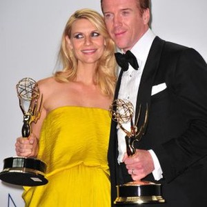 Claire Danes, Damian Lewis in the press room for The 64th Primetime Emmy Awards - PRESS ROOM 2, Nokia Theatre at L.A. LIVE, Los Angeles, CA September 23, 2012. Photo By: Gregorio Binuya/Everett Collection