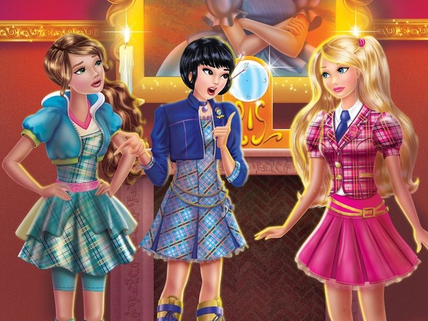 Barbie princess charm school characters clearance