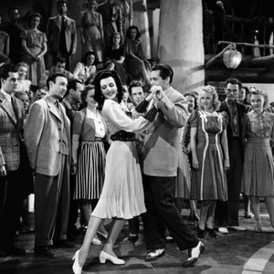 TOO MANY GIRLS, dancing from left: Ann Miller, Desi Arnaz, 1940