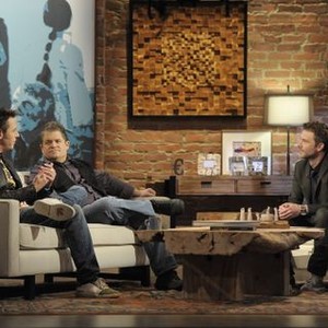 Talking Dead, James Gunn (L), Patton Oswalt (C), Chris Hardwick (R), 'Episode 1', Season 1, Ep. #1, 10/16/2011, ©AMC