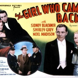 THE GIRL WHO CAME BACK,  second from right: Sidney Blackmer, bottom far right: Shirley Grey, 1935