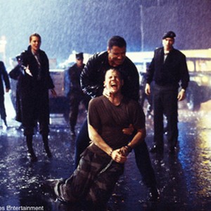 (l to r) Julia Osborne (Connie Nielsen), Tom Hardy (John Travolta), Raymond Dunbar (Brian Van Holt) and Col. Bill Styles (Tim Daly) during a tense moment in Columbia Pictures' Basic. photo 12