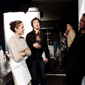 MR. AND MRS. SMITH, Angelina Jole, director Doug Liman, Brad Pitt on set, 2005, TM & Copyright (c) 20th Century Fox Film Corp. All rights reserved.