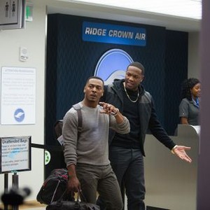 Survivor's Remorse, RonReaco Lee (L), Ser'Darius Blain (R), 'The Injury', Season 2, Ep. #7, 10/03/2015, ©STARZPR