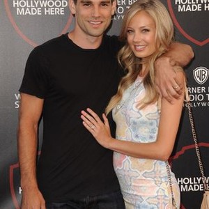 Justin Gaston, Melissa Ordway in attendance for The Official Unveiling Of The New Warner Bros. Studio Tour Expansion, Warner Bros. Studio Tour Hollywood, Los Angeles, CA July 14, 2015. Photo By: Dee Cercone/Everett Collection