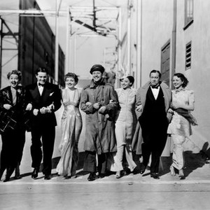 MIDNIGHT, Hedda Hopper, Francis Lederer, Claudette Colbert, Don Ameche, Elaine Barry, John Barrymore, Mary Astor, 1939