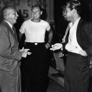BLAZE OF NOON, director John Farrow, Sonny Tufts, Sterling Hayden, William Holden on set, 1947
