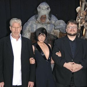 Ron Perlman, Selma Blair, Guillermo del Toro at arrivals for HELLBOY II: THE GOLDEN ARMY  Premiere, Mann Village Westwood, Los Angeles., CA, June 28, 2008. Photo by: Michael Germana/Everett Collection
