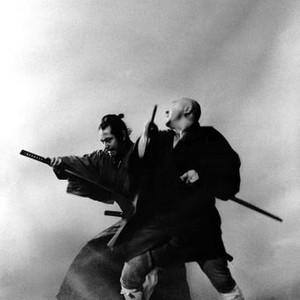 ZATOICHI MEETS YOJIMBO, (aka ZATOICHI TO YOJIMBO), from left: Toshiro Mifune, Shintaro Katsu, 1970