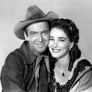 BEND OF THE RIVER, James Stewart, Julie Adams, 1952