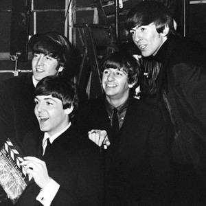 A HARD DAY'S NIGHT, Paul McCartney, John Lennon, Ringo Starr, George Harrison, 1964.