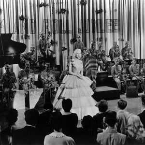 THE GIRL CAN'T HELP IT, Jayne Mansfield, Ray Anthony and his orchestra, 1956, TM & Copyright (c) 20th Century Fox Film Corp. All rights reserved.