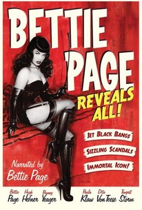 Poster for Bettie Page Reveals All