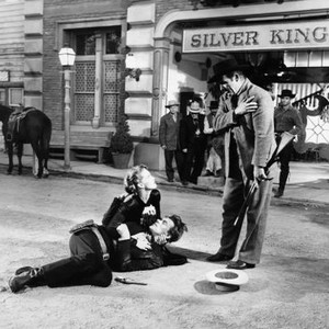 I SHOT JESSE JAMES, from left: Barbara Britton, John Ireland (on ground), Preston Foster, 1949