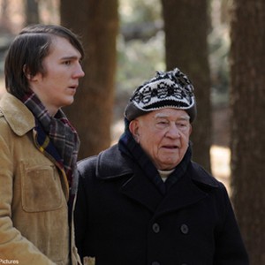 (L-R) Paul Dano as Brian and Ed Asner as Mr. Weathersby in "Gigantic." photo 10