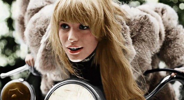 Girl on a motorcycle marianne faithfull shop