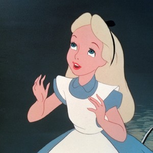Alice in "Alice in Wonderland."