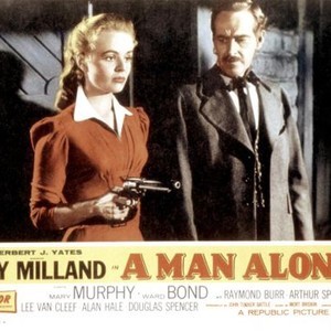 A MAN ALONE, Mary Murphy, Ward Bond, 1955