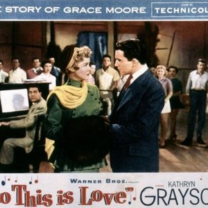 SO THIS IS LOVE, Kathryn Grayson, Merv Griffin, 1953
