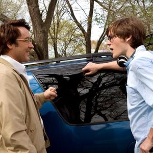 GRACE IS GONE, John Cusack, director James C. Strouse, on set, 2007. ©Weinstein Company