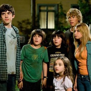 THEY CAME FROM UPSTAIRS, from left: Carter Jenkins, Henri Young, Regan Young, Ashley Boettcher (front right), Austin Robert Butler (back right), Ashley Tisdale, 2009. TM and ©Twentieth Century-Fox Film Corporation. All rights reserved.