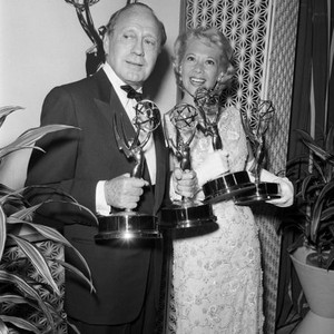 The 41st Annual Emmy Awards, Jack Benny (L), Dinah Shore (R), 09/17/1989, ©CBS
