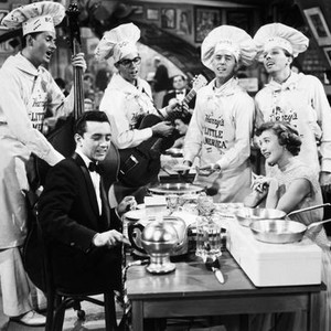 RICH, YOUNG AND PRETTY, Vic Damone, Jane Powell, The Four Freshmen, (Ross Barbour, Don Barbour, Bob Flanigan, Hal Kratzsch), 1951
