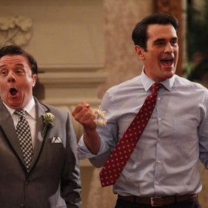 Modern Family, Nathan Lane (L), Ty Burrell (R), 'The Wedding, Part 2', Season 5, Ep. #24, 05/21/2014, ©ABC