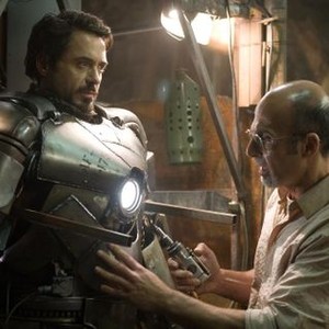 Robert Downey Jr. and Shaun Toub in "Iron Man"