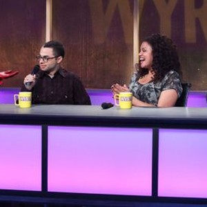 Would You Rather? With Graham Norton, from left: Cyndi Lauper, Joe Mande, Michelle Buteau, Christian Finnegan, 'Season 1', 12/03/2011, ©BBCAMERICA