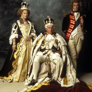 THE MADNESS OF KING GEORGE, from left: Helen Mirren, as Queen Charlotte, Nigel Hawthorne, as George III, Rupert Everett, as the Prince of Wales, 1994. ©Samuel Goldwyn