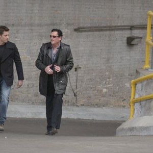 THE MOB DOCTOR, James Carpinello (L), Michael Madsen (R), 'Confessions', Season 1, Ep. #10, 12/29/2012, ©FOX