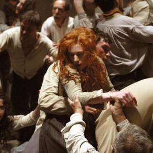 THE GOLDEN DOOR, (aka NUOVOMONDO), Vincenzo Amato (arm around waist), Charlotte Gainsbourg (red hair), 2006, © Miramax