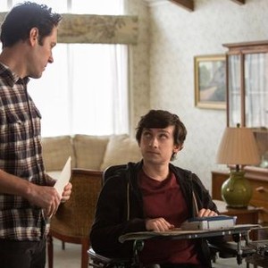 THE FUNDAMENTALS OF CARING, from left: Paul Rudd, Craig Roberts, 2016. ph: Annette Brown/© Netflix
