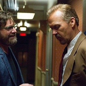 Zach Galifianakis as Brandon and Michael Keaton as Riggan Thomson in "Birdman." photo 5