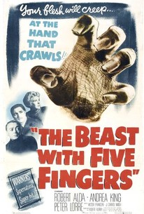 The Beast With Five Fingers poster