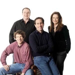 BEE MOVIE, director Steve Hickner, director Simon J. Smith, Jerry Seinfeld, producer Christina Steinberg, on set, 2007. ©DreamWorks